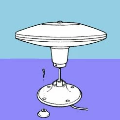 Vision Plus Status 350 Omni-Directional Antenna With VP2 TV Amplifier -Outlet Kitchen Store 04 2085.3 54081.1633448101