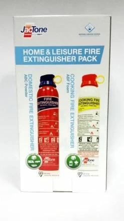 JacTone Home & Leisure Fire Extinguisher ABC + ABF Pack -Outlet Kitchen Store 20150206 074514 2 05453.1456226985