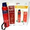 JacTone Home & Leisure Fire Safety ABC + SQ Pack -Outlet Kitchen Store 600g ABC Aerosol 1 x 1m Fire Blanket 50756.1456160055
