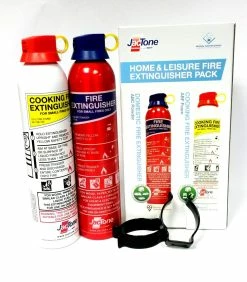 JacTone Home & Leisure Fire Extinguisher ABC + ABF Pack