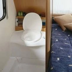 Thetford C403 Caravan & Motorhome Cassette Toilet -Outlet Kitchen Store C400 series RIGHT exiting 83214.1460536660