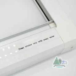 Adventurer Campervan Top Hinge Window With Blind And Fly Screen - Flush Acrylic Glass -Outlet Kitchen Store DSC03780 25896.1653050397