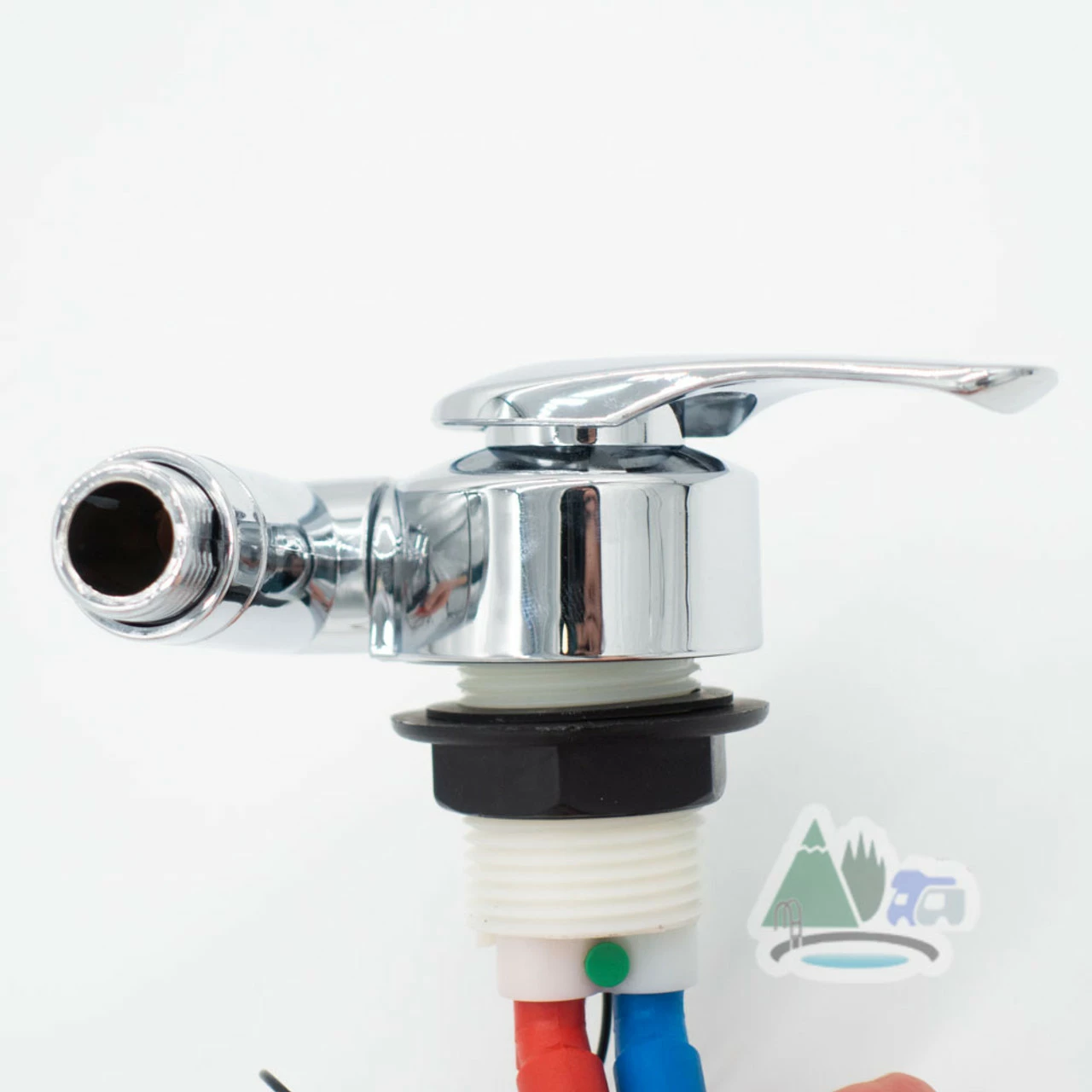 Reich Twist Shower Mixer Tap - Chrome W/ Smooth Fit Connectors 6 Reich Twist Shower Mixer Tap - Chrome W/ Smooth Fit Connectors - Image 4