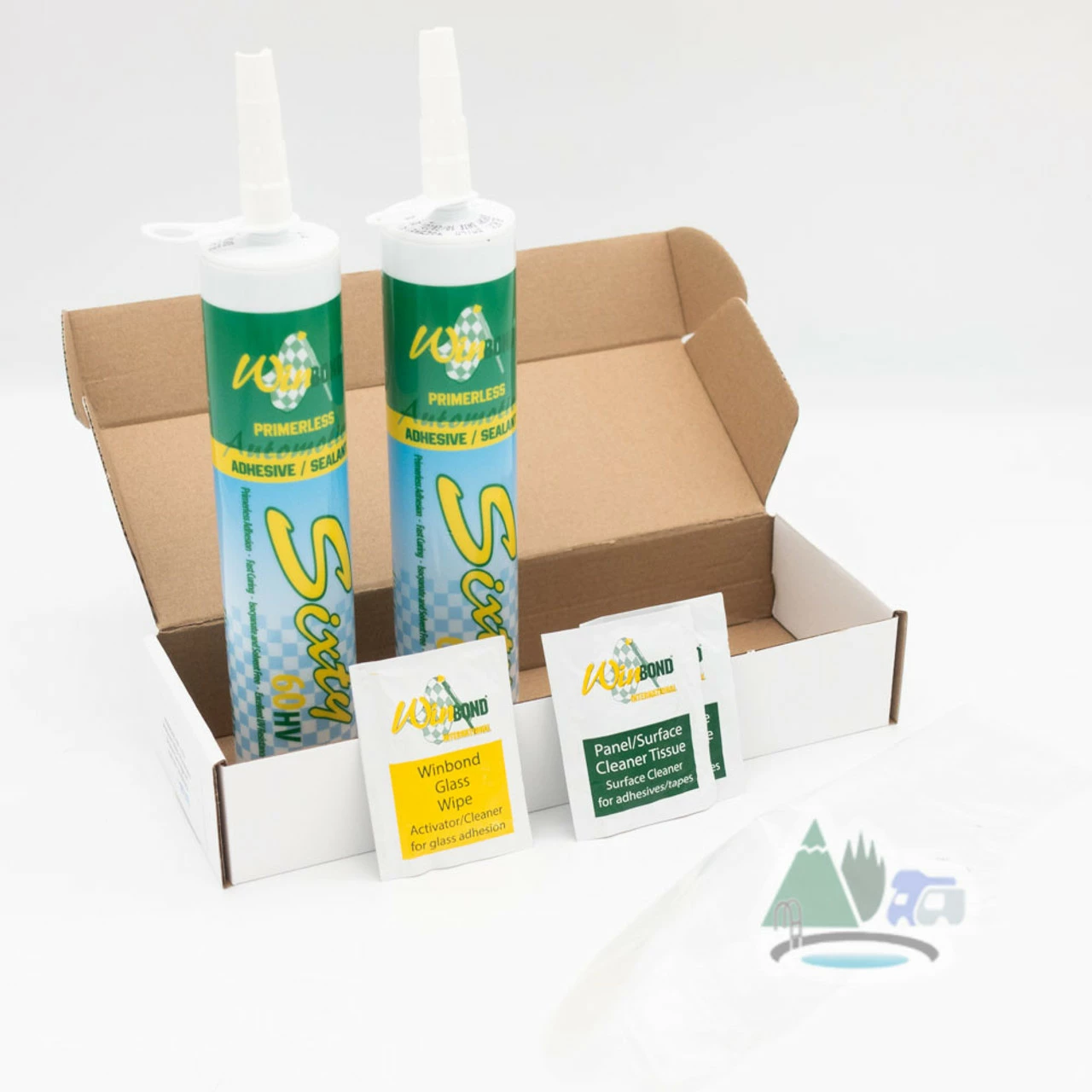 Winbond 60HV Primerless Adhesive Kit - 2 Cartridges 3 Winbond 60HV Primerless Adhesive Kit - 2 Cartridges