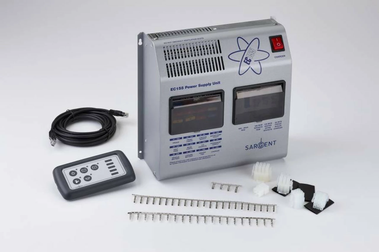 Sargent EC155 / EC50 Motorhome Campervan Conversion Power Supply Including Connector Kit 3 Sargent EC155 / EC50 Motorhome Campervan Conversion Power Supply Including Connector Kit