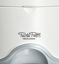 Thetford Porta Potti Excellence 565 - White (Electric Flush) -Outlet Kitchen Store Excellence front detail 61217.1361187649