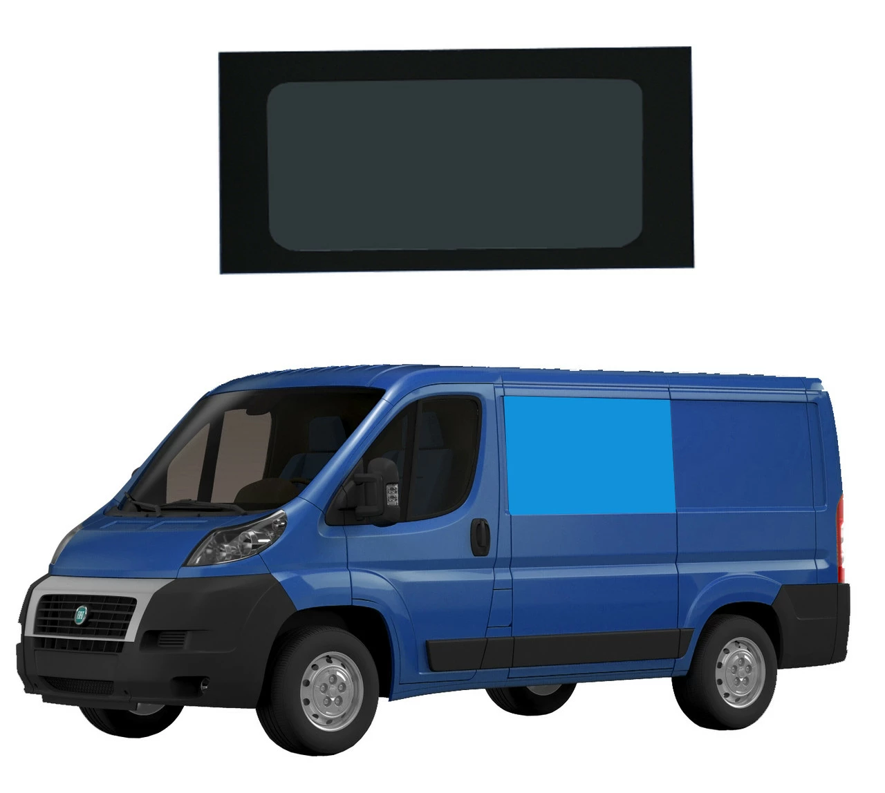 JLS Campervan Glass Window For Fiat Ducato / Citroen Relay / Peugeot Boxer - Front Passenger Side UK 4 JLS Campervan Glass Window For Fiat Ducato / Citroen Relay / Peugeot Boxer - Front Passenger Side UK - Image 2