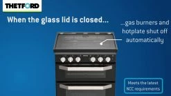 Thetford K1520 Lightweight Oven And Hob Cooker With Dual Fuel Option -Outlet Kitchen Store Frame 03022 05787.1548361822
