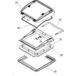 Dometic Seitz Mini Heki Style Caravan & Motorhome Roof Light Vent -Outlet Kitchen Store Heki8 07524.1475593401