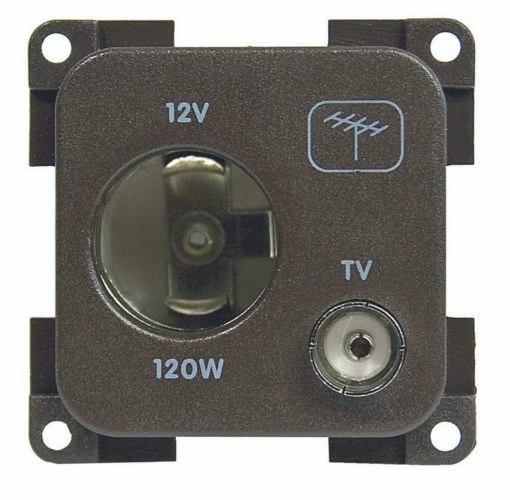 CBE Electrical 12V Auto & TV Socket -Outlet Kitchen Store MP12ATV 31230.1380807662