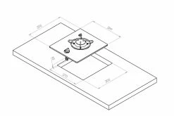 Navy Load Built In Glass Hob Single Burner NL.20000 -Outlet Kitchen Store NL.20000 D 33668.1676148555
