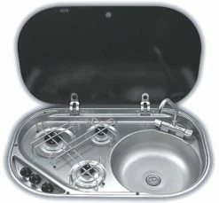 Smev 8323 Caravan Hob And Sink Combination Unit