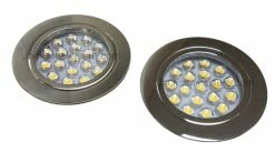 JLS 12v Touch Sensitive Caravan Motorhome Campervan Recessed Downlight -Outlet Kitchen Store Touch LED Light CR ST Mix JLS 51622.1482335137