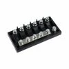 Victron Energy Fuse Holder 6 Way MEGA Fuse CIP050060000 -Outlet Kitchen Store VE 6 way mega fuse holder angled 13105.1670844694