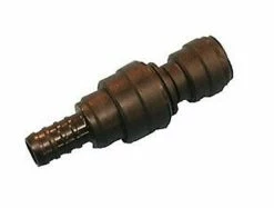 John Guest W4 Straight Water Pipe Adapter 12mm To 12mm - Barbed To Speedfit