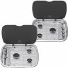 Thetford Spinflo Argent Caravan 3 Burner Hob With Glass Lid -Outlet Kitchen Store argent hob drainer 31544.1497000268
