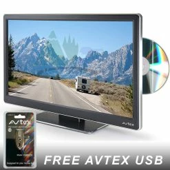 Avtex L168DRS 16" 12v LED Freeview HD SAT HD DVD REC Caravan Motorhome TV