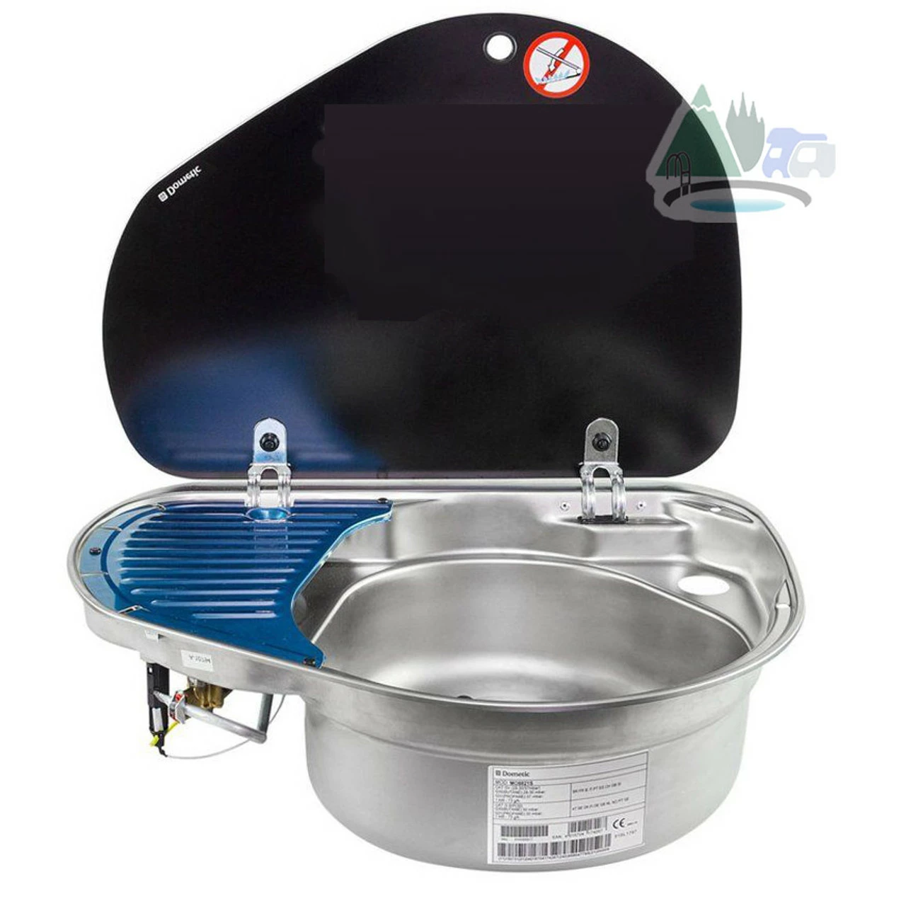 Dometic Smev 8821 Sink & Hob Combination GAZ Installation Kit For Campervan Caravan + Template 4 Dometic Smev 8821 Sink & Hob Combination GAZ Installation Kit For Campervan Caravan + Template - Image 2