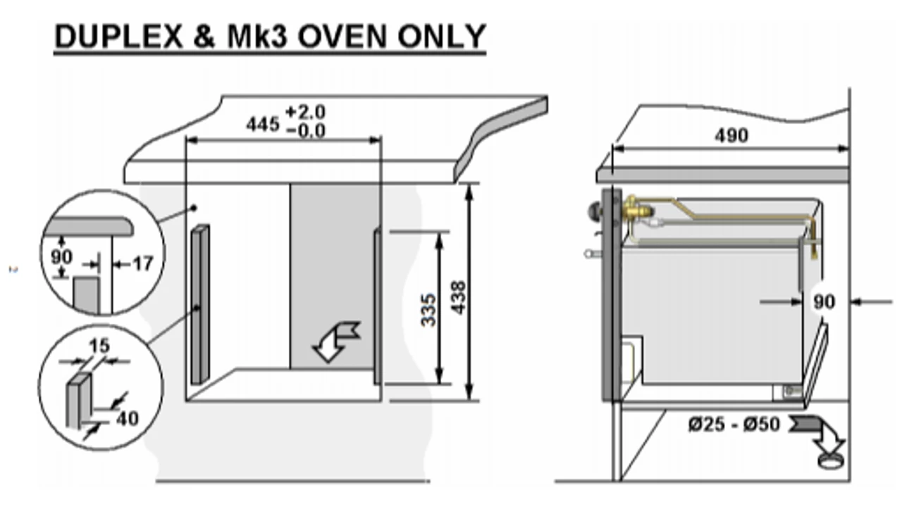 Thetford Spinflo Duplex Caravan And Motorhome Oven Grill 5 Thetford Spinflo Duplex Caravan And Motorhome Oven Grill - Image 3