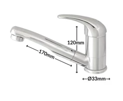 Comet Roma Mixer Tap For Caravan Motorhome Campervan -Outlet Kitchen Store f225 1 87589.1675852309