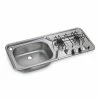 Dometic-Smev HS 2320 L Two Burner Hob And Sink Combination Unit For Caravan And Motorhomes (Smev 911) -Outlet Kitchen Store hs2320L 10551.1621416339