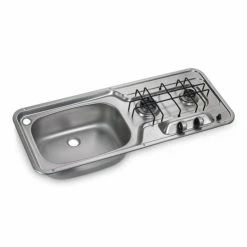 Dometic-Smev HS 2320 L Two Burner Hob And Sink Combination Unit For Caravan And Motorhomes (Smev 911)