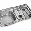 Dometic-Smev HS2421 (Smev 921) Caravan 2 Burner Hob & Sink Combination 2 Dometic-Smev HS2421 (Smev 921) Caravan 2 Burner Hob & Sink Combination -Outlet Kitchen Store hs2421l dometic 62283.1490381569