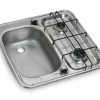 Dometic-Smev HS2460 (Smev 927) Caravan Hob And Sink Combination -Outlet Kitchen Store hs2460l dometic 93311.1512406080