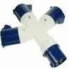 Maypole 3-Way 230v Caravan Site 16 Amp Hook Up Splitter -Outlet Kitchen Store mp370b 92119.1433931749