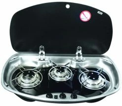 Smev PI8423GL - 3 Burner Motorhome Cooker