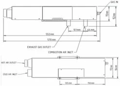 Propex HS2000E LPG Electric Heater -Outlet Kitchen Store propex heatsource hs2000e diagram 76720.1504173542