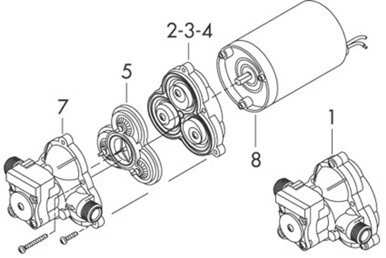 Shurflo Trail King Caravan Motorhome Pressurised Water Pump 5 Shurflo Trail King Caravan Motorhome Pressurised Water Pump - Image 3