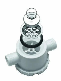 Dometic-Smev AC557 Siphon Dual Angled Caravan Waste Water Fitting