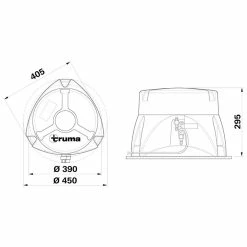Truma 14 Litre Electric Caravan Motorhome Water Heater -Outlet Kitchen Store truma electric water heater boiler 14 litre 3 65477.1527000109