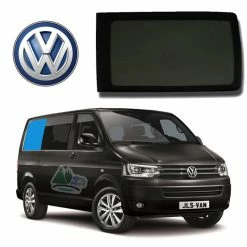 JLS VW T5 T6 LWB Bonded Privacy Glass Fixed Window - Rear Right Hand LWB